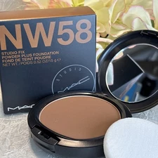 MAC NW58 Studio Fix Powder Plus Foundation Original Formula - Full Size NIB Free