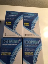 OEM LOT of 4 New Sealed Replacement Water Filter RWF0600A IcePure