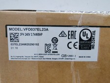 New In Box DELTA VFD037EL23A Inverter 3.7KW 5HP 3PHASE 220V 600Hz