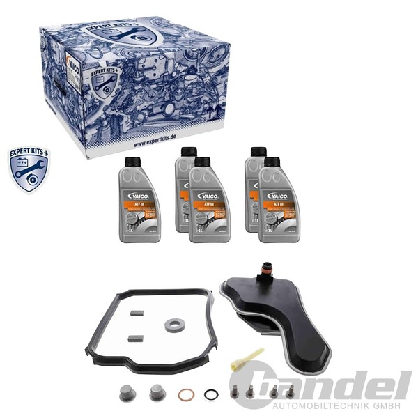 Vaico ÖLWECHSEL-SET + 5L ÖL Passend FüR 4 GANG-AUTOMATIK CitroËN C-ELYSEE C3 C4-image
