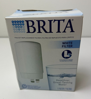 Brita Faucet System Replacement Water Filter Cartridge White FR-200 New