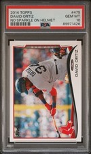 2014 Topps David Ortiz #475 PSA 10 Gem Mint No Sparkle
