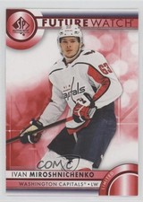 2023-24 SP Authentic Future Watch Red Limited Ivan Miroshnichenko #198 1e7g