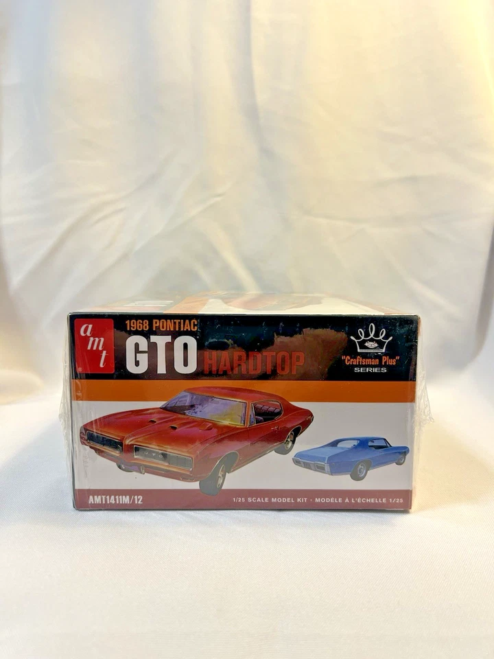 Kit modelo AMT PONTIAC 1968 GTO techo rígido NUEVO en caja sellada de fábrica - se envía gratis Foto 3 de 4