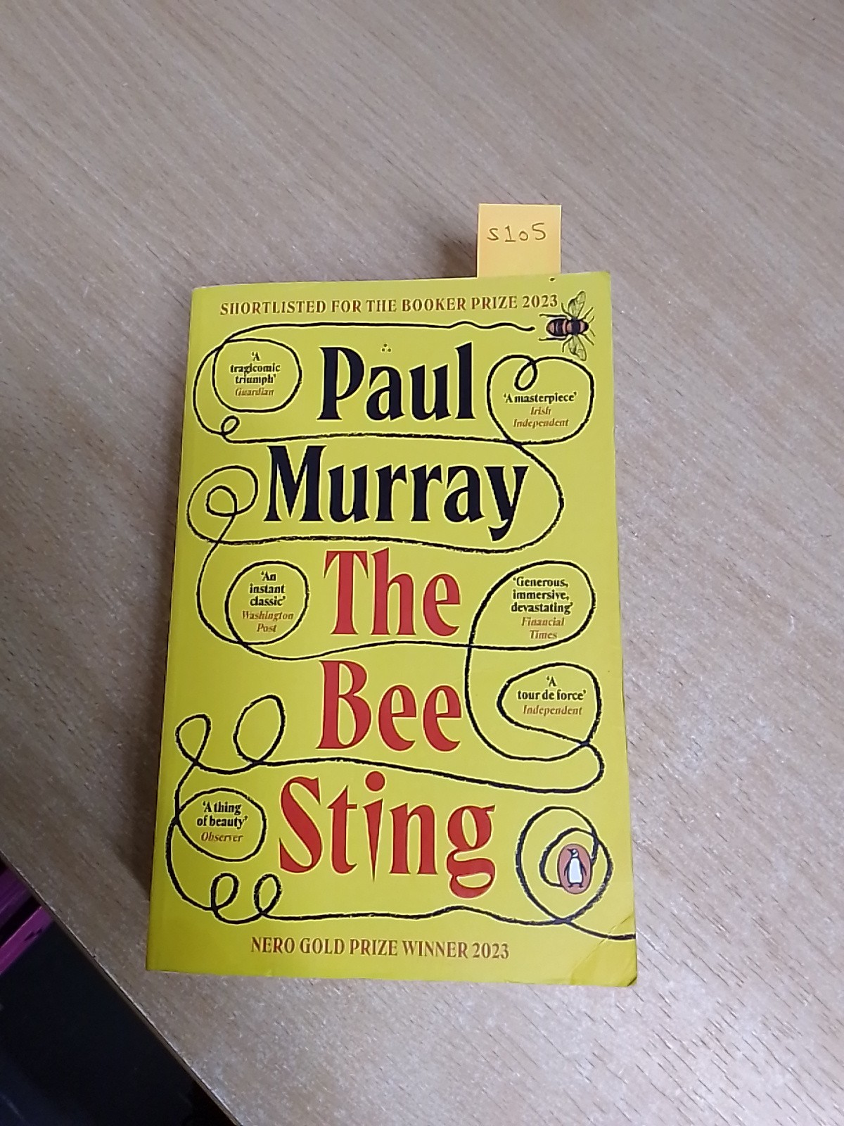 The Bee Sting by Paul Murray