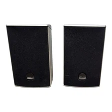 2 ATHENA TECHNOLOGIES WS-15 SPEAKER SATELLITE Or Bookshelf Gray Tested Video