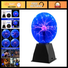 Interactive 6-Inch Plasma Ball Lamp - Touch Sound Sensitive Nebula Globe, Scie