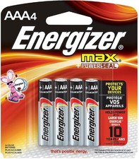 BRAND NEW FACTORY SEALED COUNT ENERGIZER MAX AAA BATTERIES