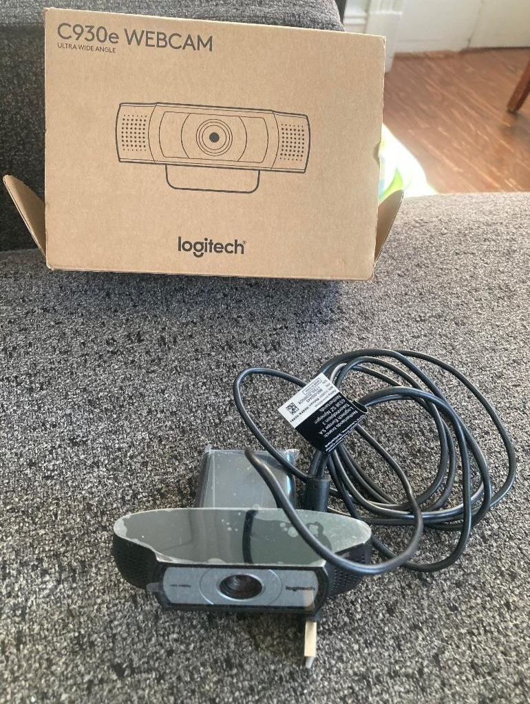 Logitech V-u0031 HD 1080p Carl Zeiss Webcam Video Camera for sale