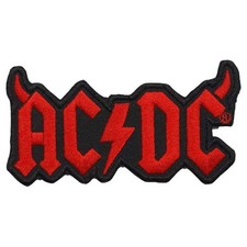 AC/DC Patch · Horns Logo Red · Band Aufnäher · Offizieller Merch