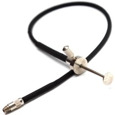 Shutter Release Mechanical Cable 11" with Locking Screw For 35mm 120 Film Camera