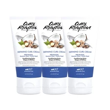 Defining Curl Cream by Curl Rhythm for Women - 6 oz Cream - Pack of 3