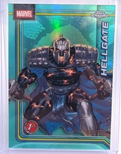 Topps Chrome Marvel 2026 Hellgate 1st Appearance Aqua Refractor 124/199 #124