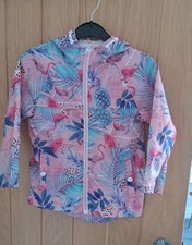 Girls Pink Rain Coat TU, Age 3-4 Years