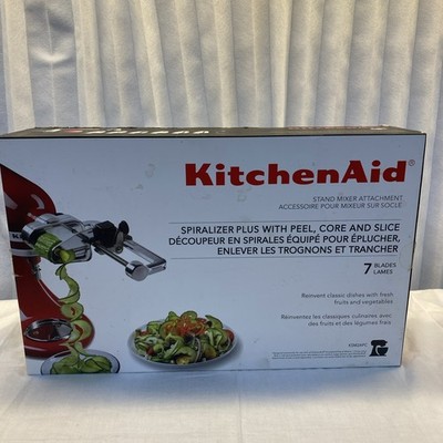 KITCHENAID Spiralizer Plus with Peel Core Slice Attachment KSM2APC