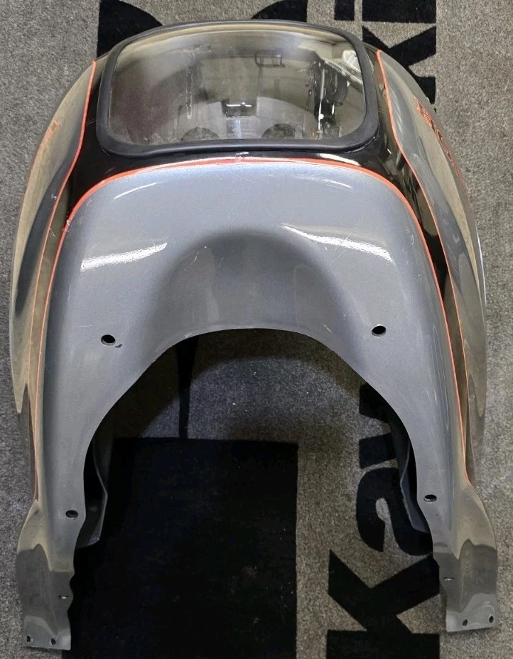 1981 Honda CBX1000 Silver Front Fairing/Cowl & Headlamp Cover  - Image 3 of 4