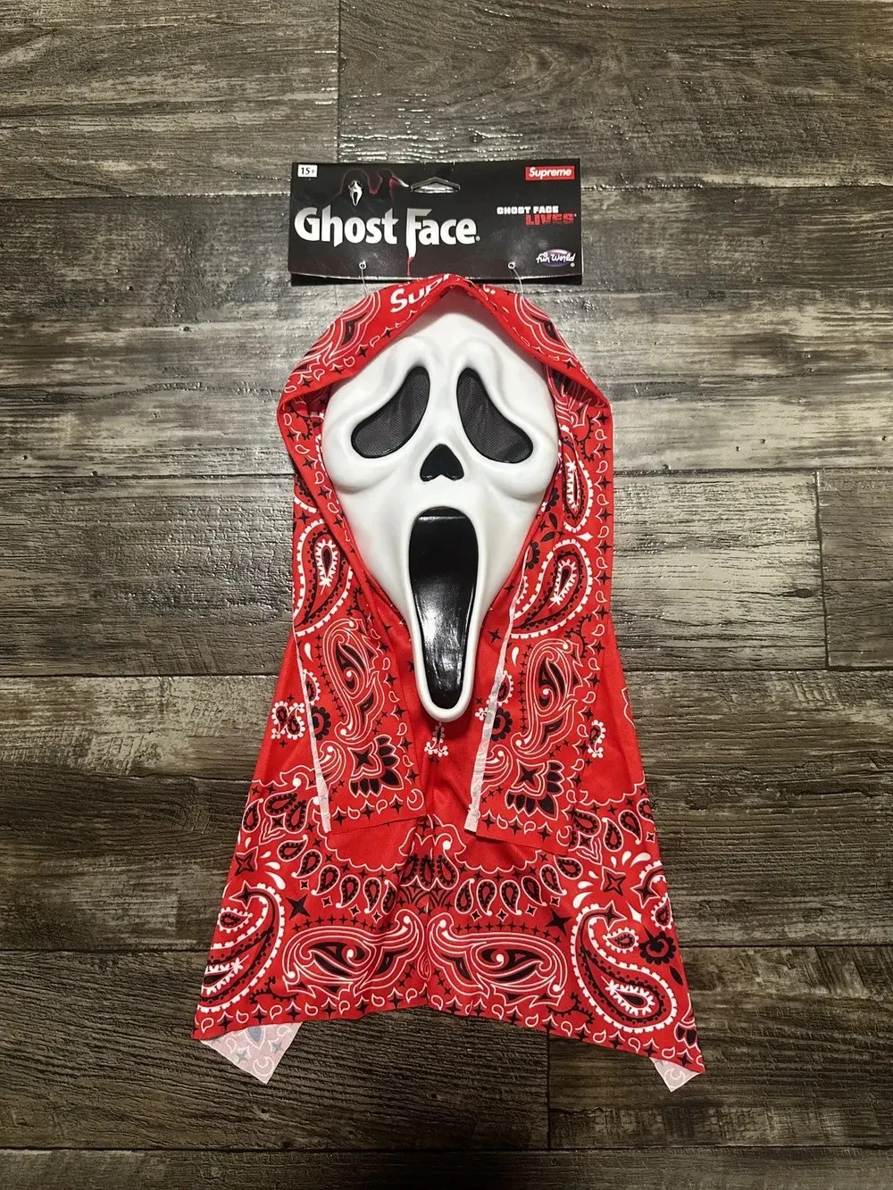 Supreme Ghost Face Mask RED