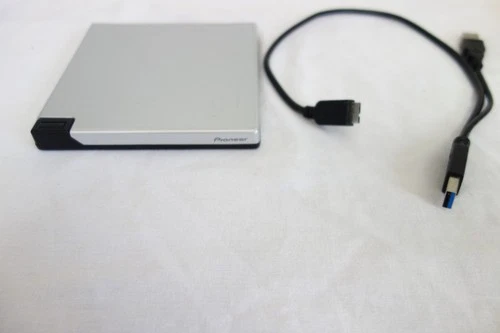 Pioneer BDR-XD05S Portable UBS 3.0 Blu-Ray BD/DVD/CD Writer Slim Drive Silver