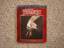 Schindler's List 20TH Anniversary Limited Edition Blu-Ray + DVD 2013
