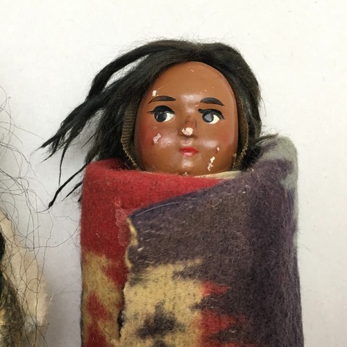 Vintage Skookum Native American Dolls Mother & 2 Children Bully Good Dolls 1930s - Picture 4 of 9