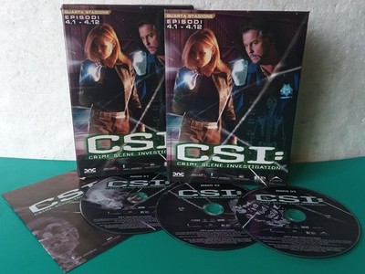 CSI Crime Scene Investigation   IV. Staffel   Episoden 4.1 - 4.12 (2003) 3xDVD#