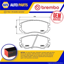 Brake Pads Set Front P30018 Brembo 581011FA50 581012CA10 581012CA11 581012CA20