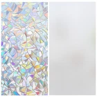 Pigo Window Privacy Film Frosted Static Cling Glass Sticker Opaque Pure White