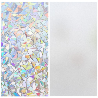 #ad Pigo Window Privacy Film Frosted Static Cling Glass Sticker Opaque Pure White $42.74