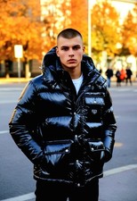 PHILIPP PLEIN Luxury Steppjacke XXL Schwarz N...