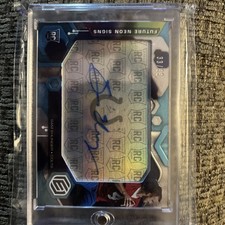 2021 Panini Elements - Future Signs Sam Ehlinger #FS-SEH Blue /99 (AU, RC)