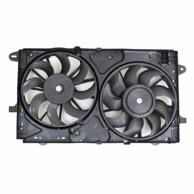New Premium Fit Radiator And Condenser Fan Assembly With Two Fans Side By Side
