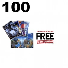 100 CheckOutStore Clear 2 Disc CPP Full Cover Sleeve & DVD Booklet **1-3 DAYS