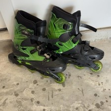 Roller Derby INLINE Skates Size 11 Green/Black
