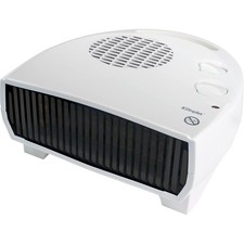 Dimplex 3KW Electric Compact Fan Heater with 2 Heat Settings & Thermostat White
