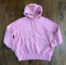 NIKE Dark Pink Hooded Front Pocket Sweatshirt Womens Size Medium