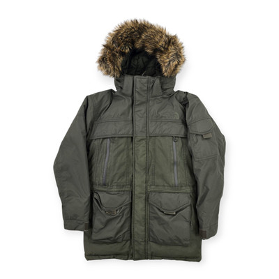 The North Face Mcmurdo 2 Hyvent Daunen Puffer Jacke Grün Herren Small  