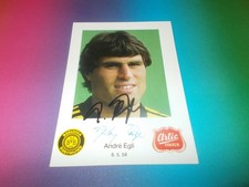 Andre Egli   BVB Schweiz signiert signed autograph Autogramm auf Autogrammkarte