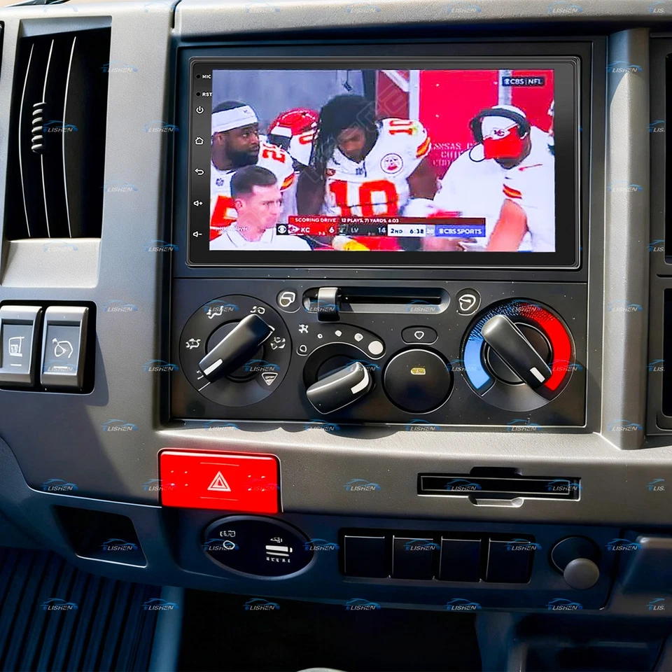 Carplay Radio Inalámbrico para Auto Para Camión Isuzu Serie N (NNR/NPR/NPS/NQR) Foto 2 de 4
