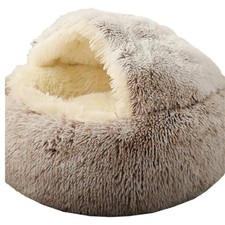 Winter Plush Pet Cat Bed Round Cat Cushion Cat House Warm Cats Basket Pet Sleep