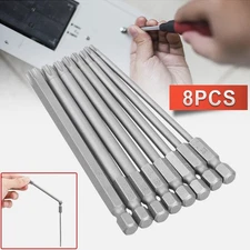 Magnetic Torx Screwdriver Bit Set - 8pcs (T8 T10 T15 T20 T25 T27 T30 T40) 100MM