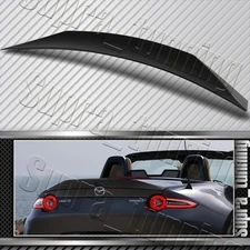 W-Power Black Duckbill Rear Trunk Spoiler Wing For 2016-2024 Mazda Miata MX-5
