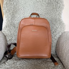 Bostanten Rucksack Cognac Neu Unbenutzt Leder Viele Fächer Reißverschluss