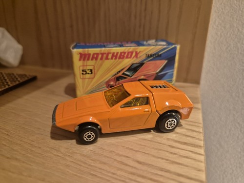 Voiture Miniature Matchbox Superfast Tanzara N°53 De 1972 - Occasion Collection