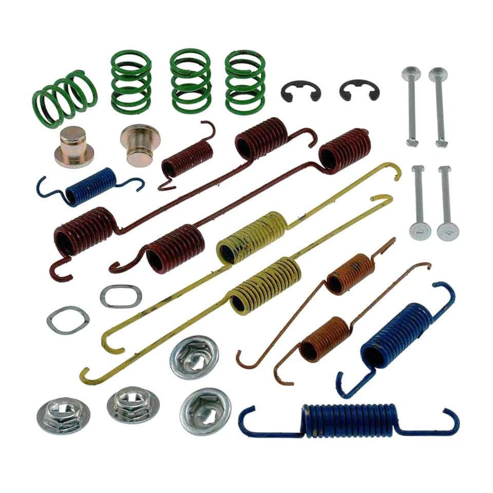 Kit de herrajes de tambores de freno y zapatas de freno trasero para Kia Sedona 2004-2005 Foto 4 de 4