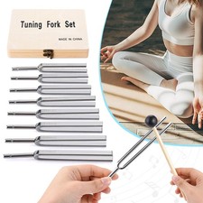 8pcs Tuning Forks 256HZ 288HZ 320HZ 341HZ 384HZ 426HZ 512HZ Musical Instrument