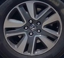 2016 Odyssey OE Wheel 18x7 Machine Face Black Inlay Honda