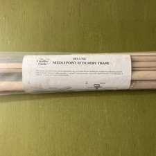 Creative Circle Deluxe Needlepoint Cross Stitch Frame 17"  24" set New Sealed
