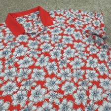 Bonobos Shirt Mens Extra Large Standard Fit Polo Performance Golf Floral