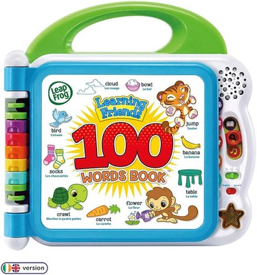 LeapFrog 100 Wörter Buch - Lernen von Vokabeln und Französisch und Farben * KARTONSCHADEN