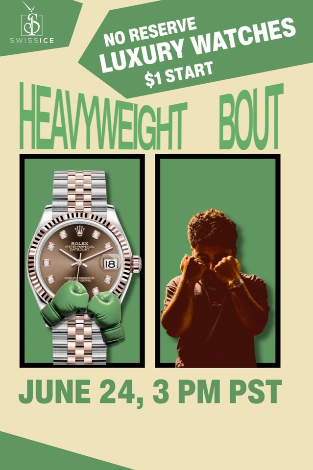 Join Now‼️ 💸 $1 LIVE WATCH AUCTION! 🔥 Rolex, Omega, Breitling NO RESERVE